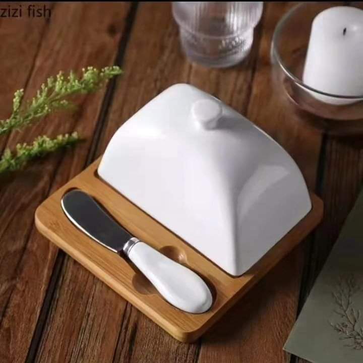 Ceramic butter dish