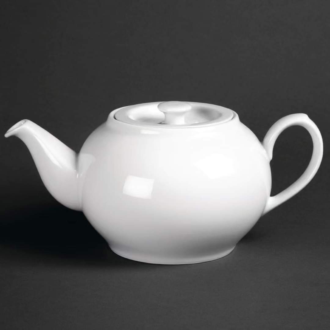 Ceramic White Kettle