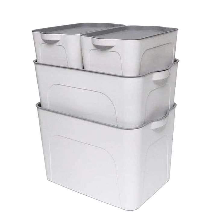 Bundle of 4 Stackable Storage Containers