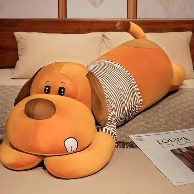 Giant Plush Toy Sleeping Dog – gemelli-collections