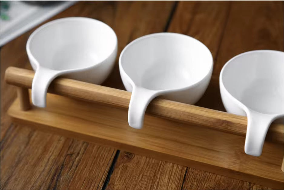 3pcs Ceramic Sauce Bowls