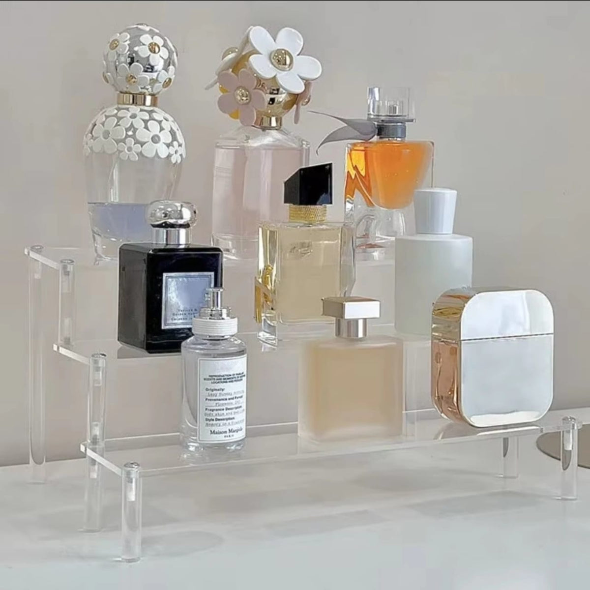 Acrylic makeup  stand