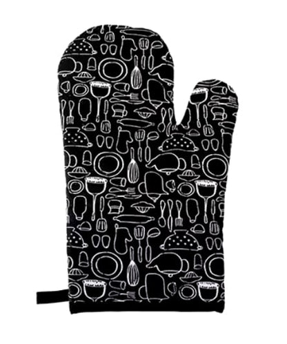 Oven Glove Black Nov