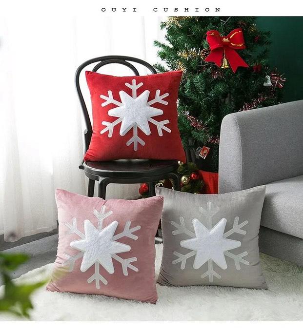 Velvet Decorative Christmas Pillow Cases