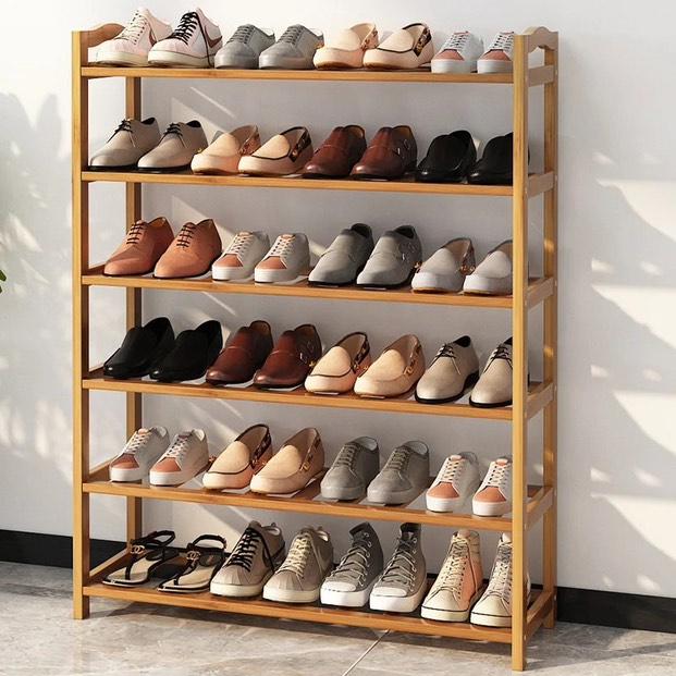 Bamboo Shoe Rack