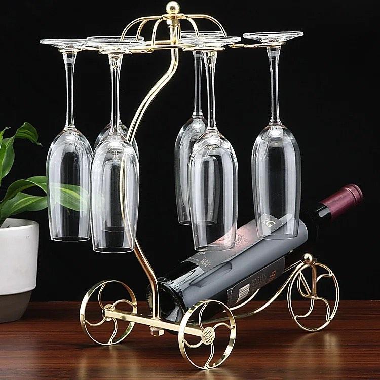 WINE RACK AND GLASS HOLDER