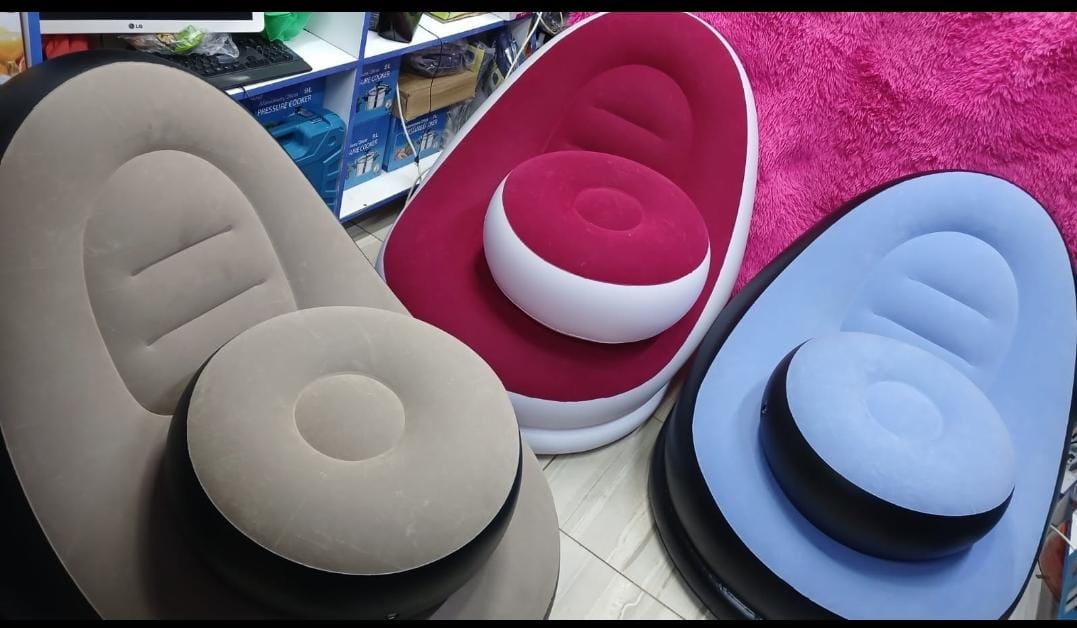 Inflatable Seat with Foot Rest