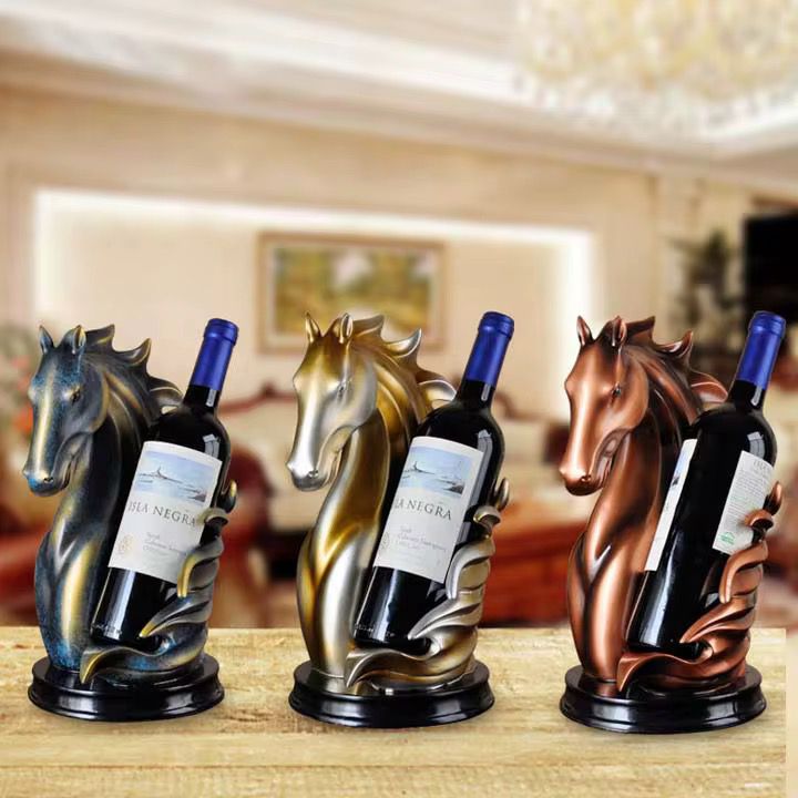 Horse Head Wine Rack