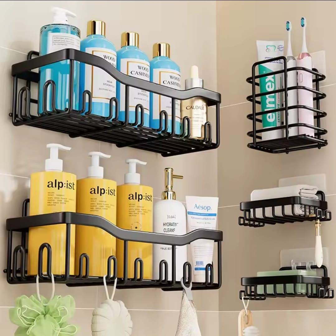 5pcs Shower Caddy Shelf