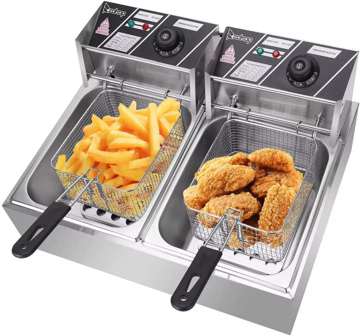 12Litre Double deep fryer