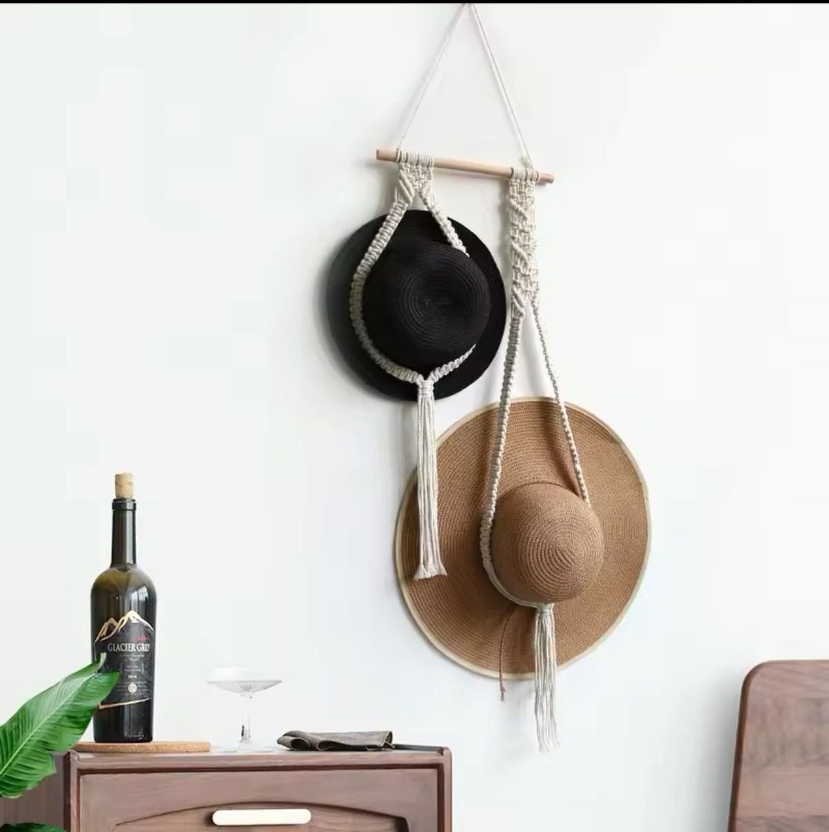 Woven Hat Organizer