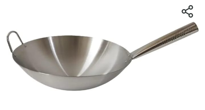 Stainless Steel Wok Pan