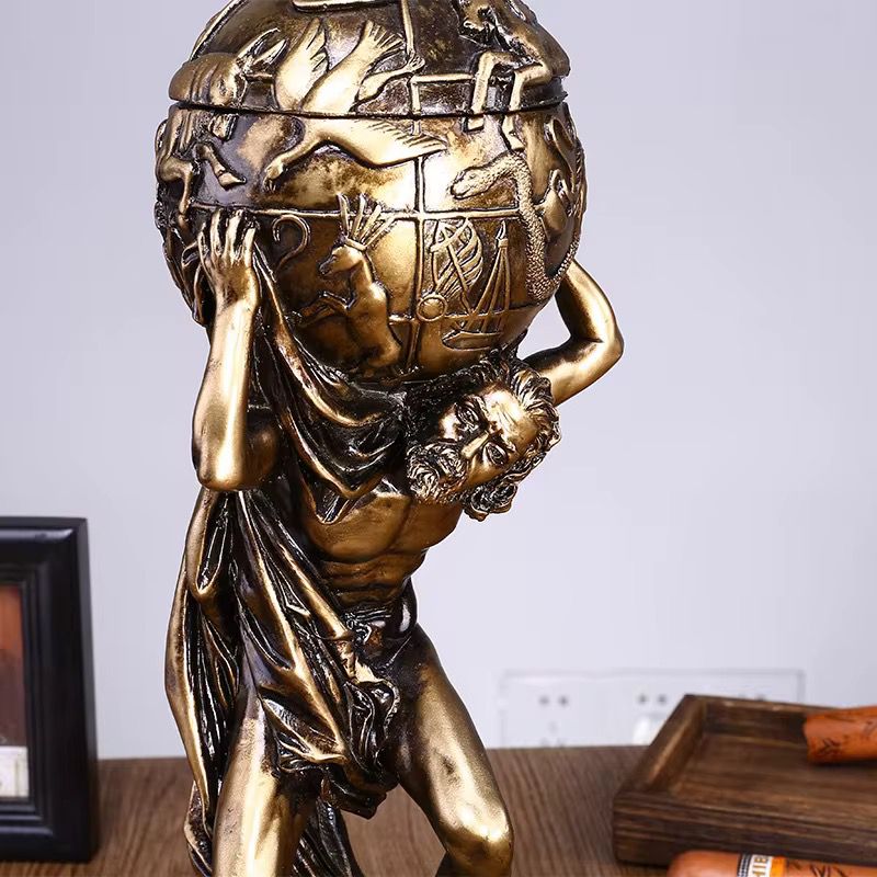 Atlas Statue Decor