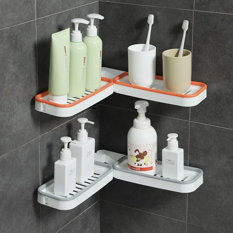 Rotating bathroom organizer