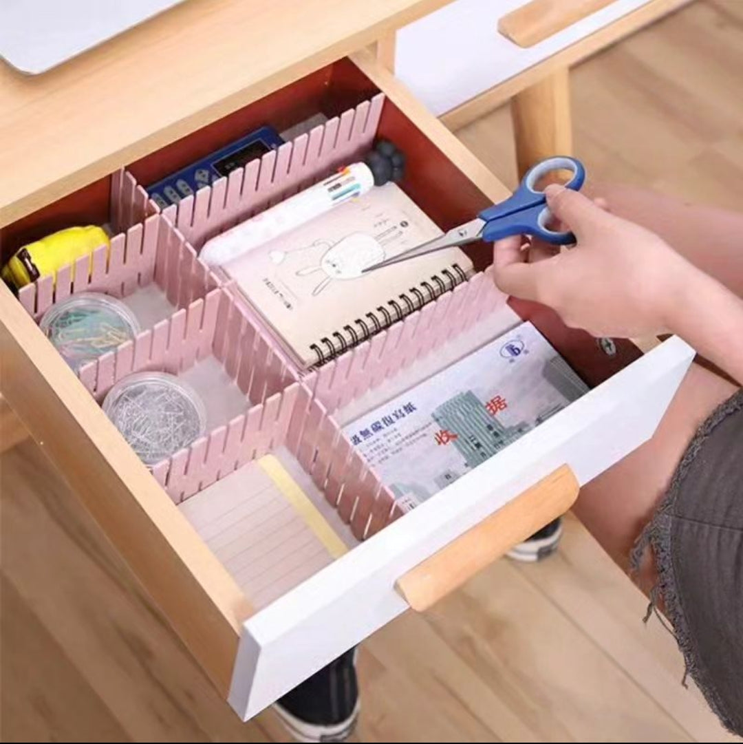 4pcs Adjustable drawer dividers