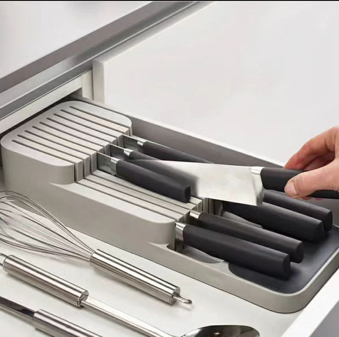 2Tier Kitchen Knives Organizer