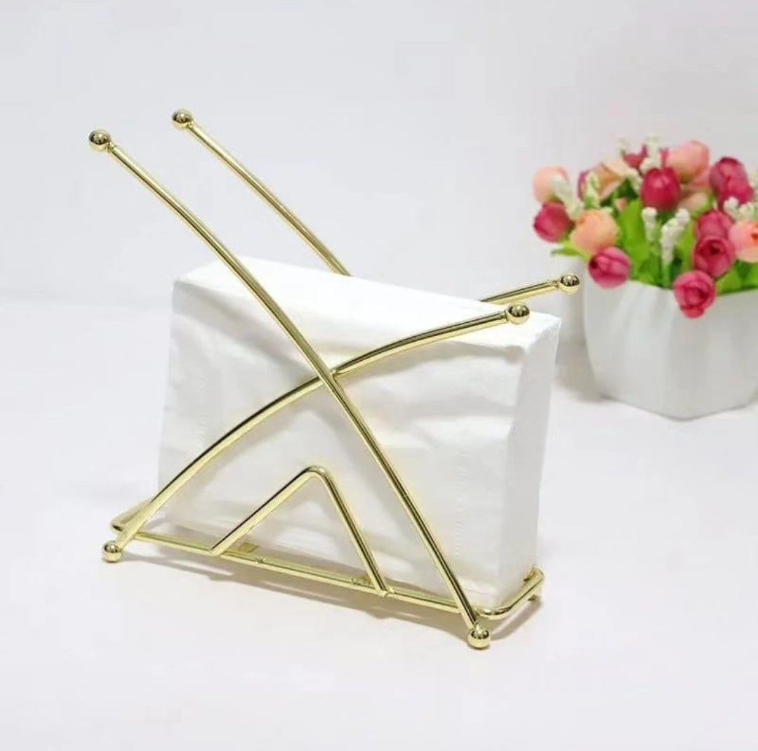 Stainless Steel Gold Napkin Holder