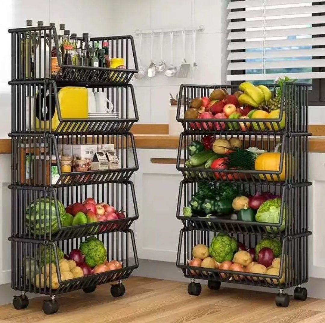 Metallic Vegetable Rack 4Tier