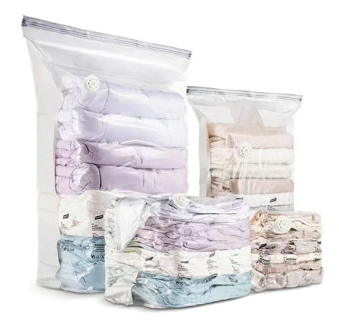 4pcs set No Pump  Vacuum Storage Bags