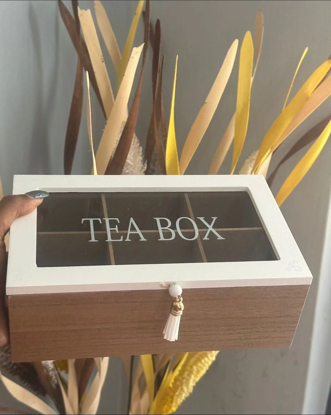 Wooden Tea Bag Holder