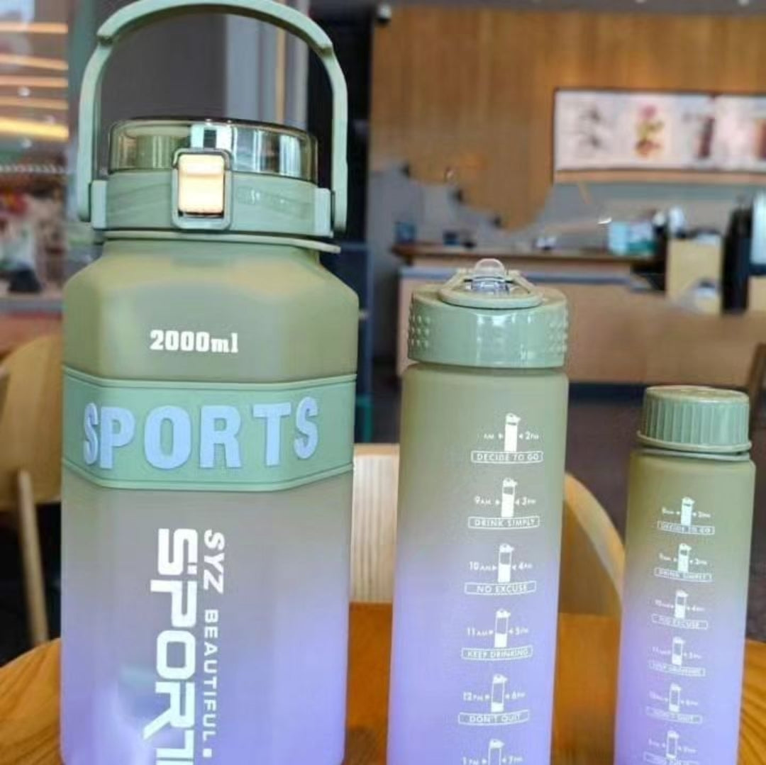 3 in 1  Water Bottle