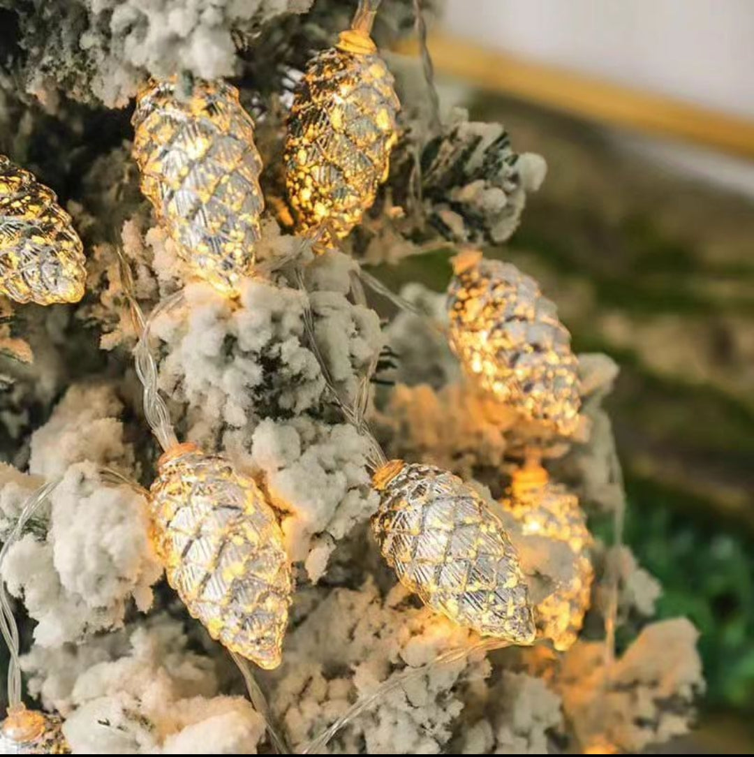 10 LED New Christmas Pine Cone Light String