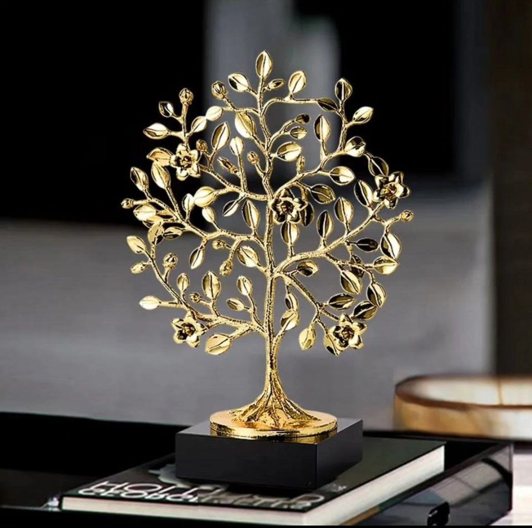 Gold Fortune Tree Decor