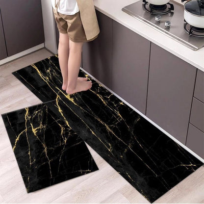 Kitchen Antislip Mats Black Nov