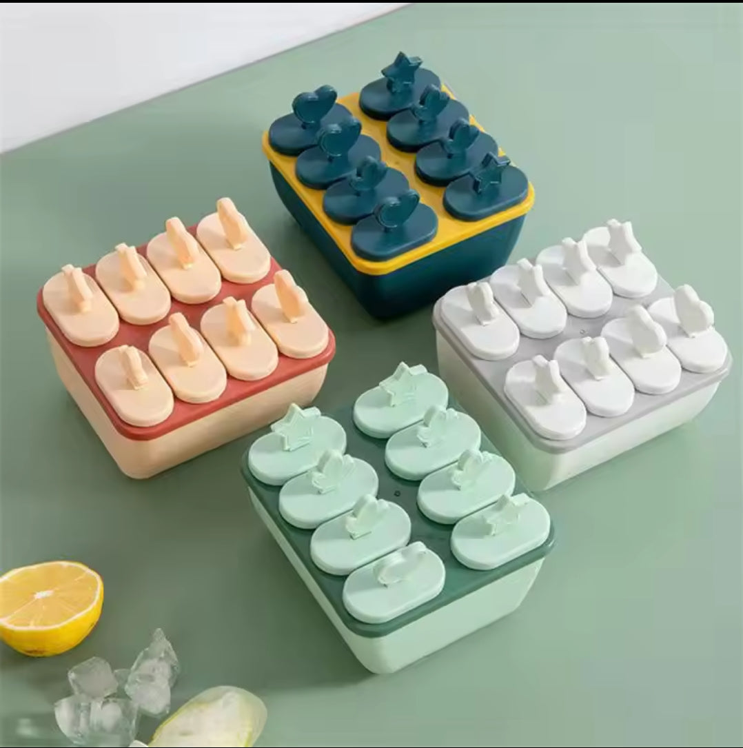 8 Grid Popsicle Ice Mould