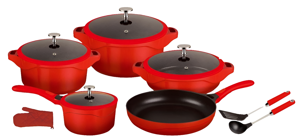 Die-cast Aluminum Cooking set