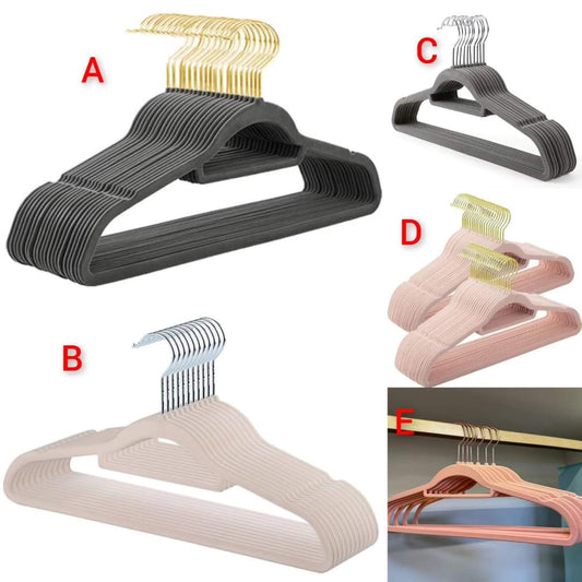 10pcs Velvet Hangers