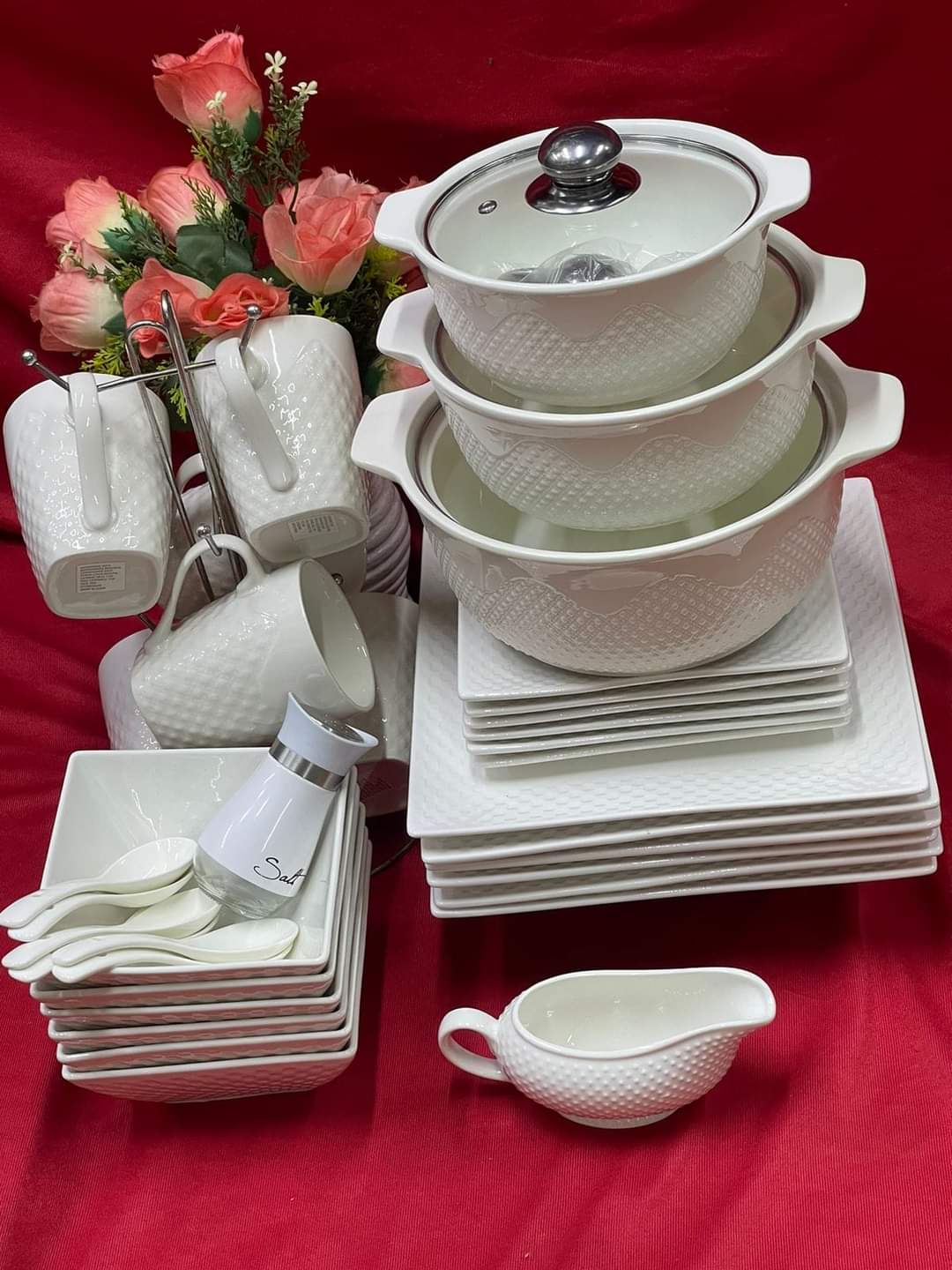 38pcs Set White Conventional set