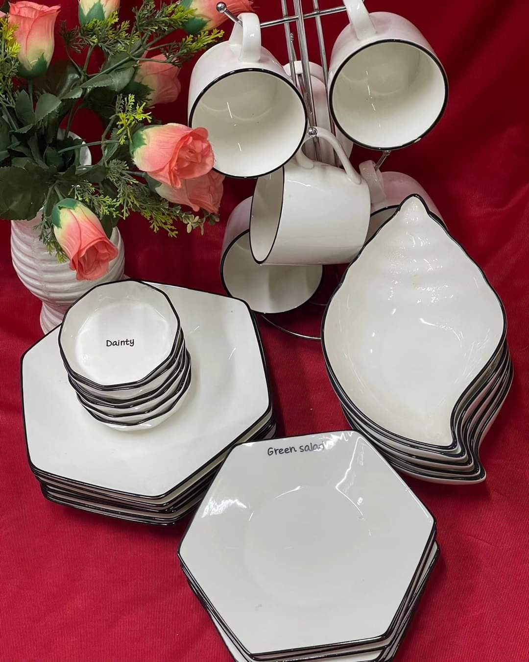 30pcs Shell Dinner Set