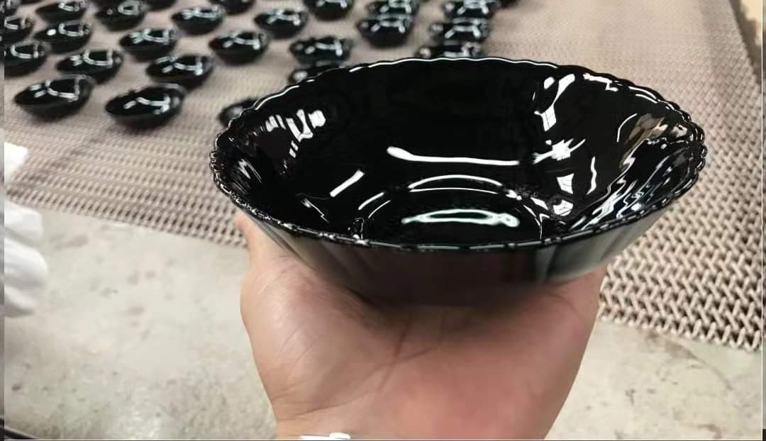 6" Soup Black Bowl