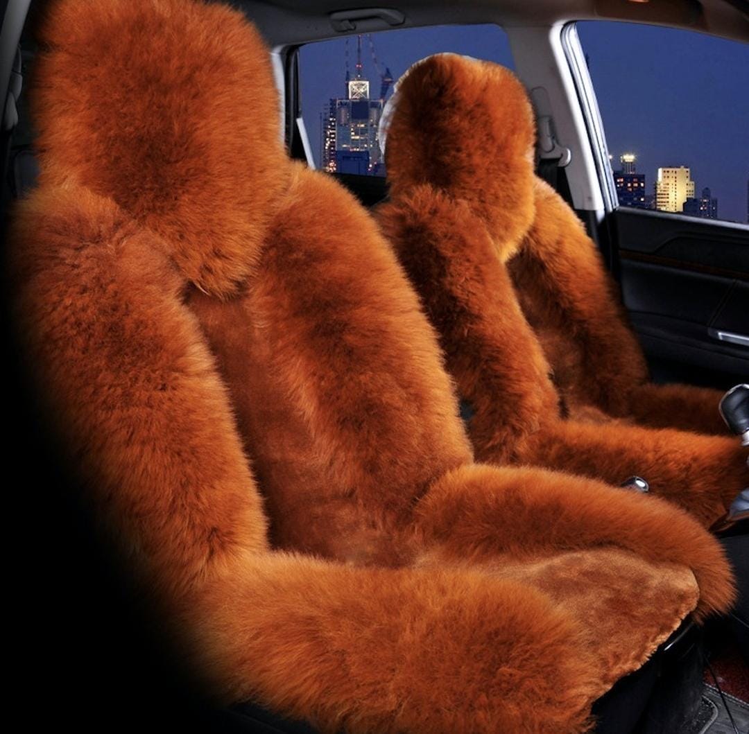 4seater Fur car seat cover