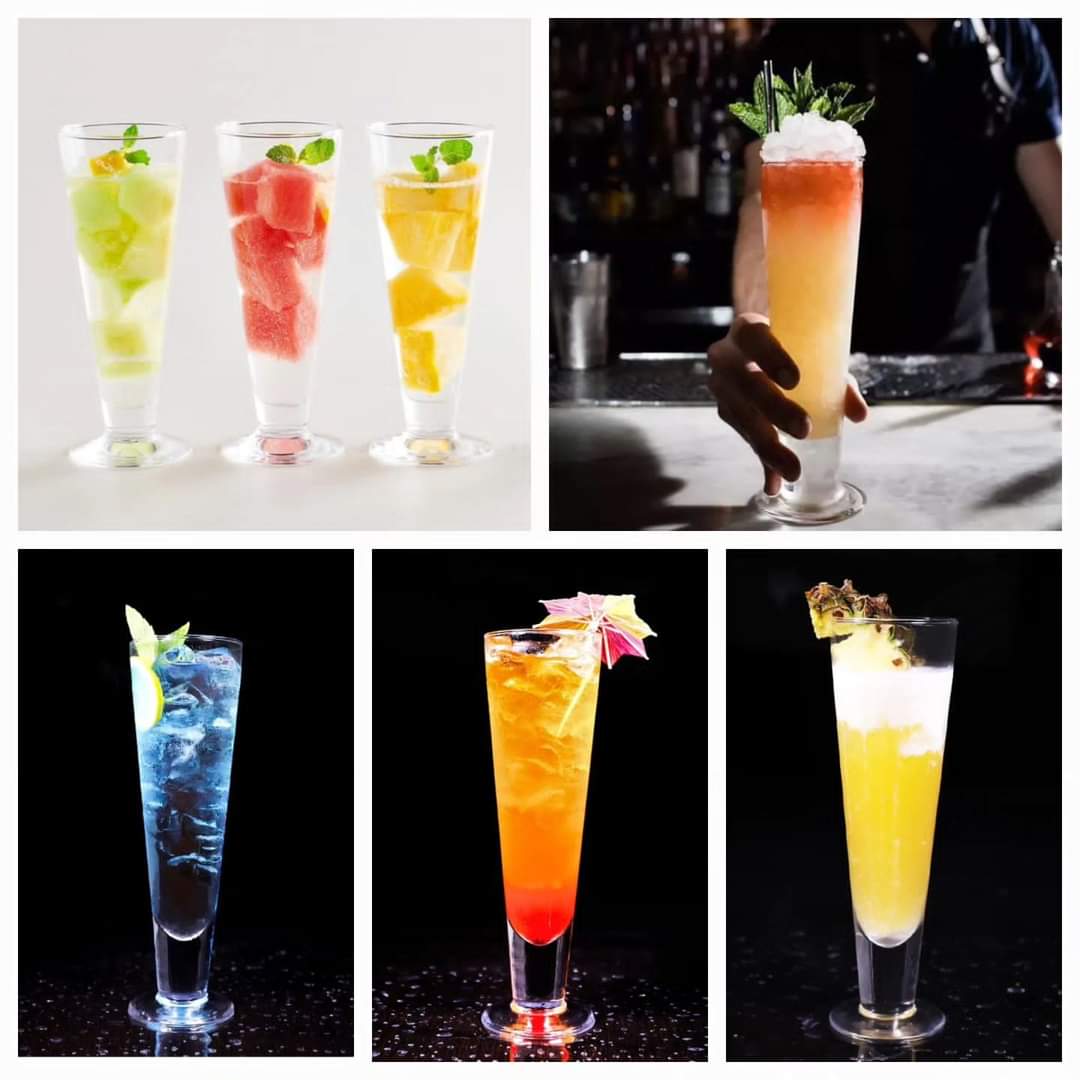 Long 6pc Juice Glasses