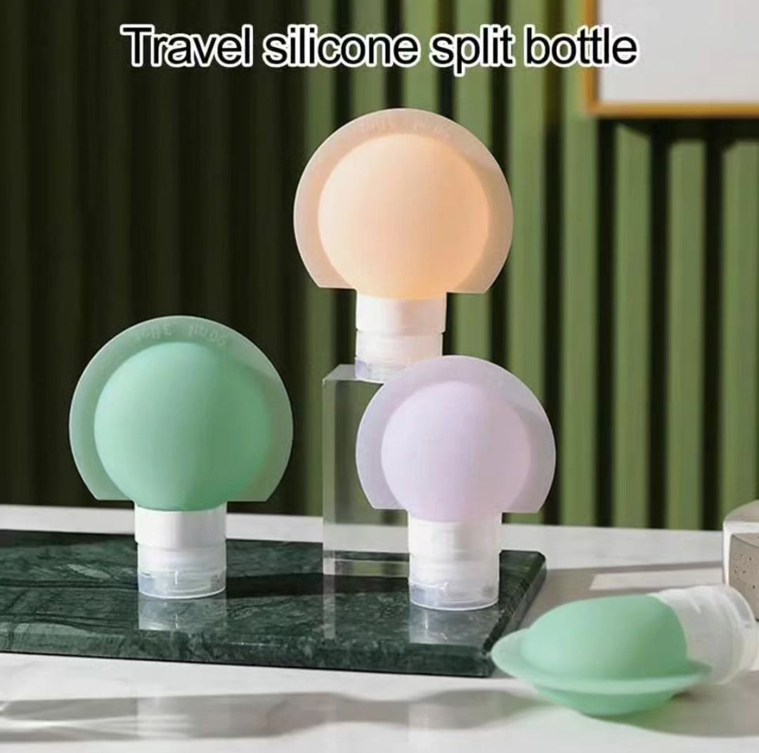 3pc Silicone lotion bottle set