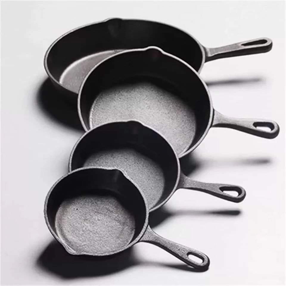 4pcs Cast Iron skillet