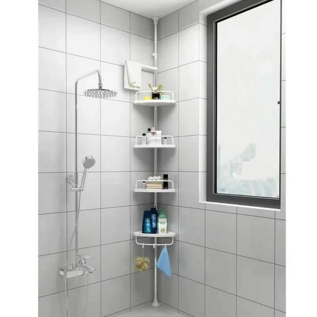 4 Tier Telescopic Multi-Corner Shelf Organiser