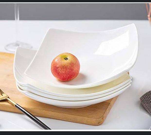 6pcs Square Soup Plate