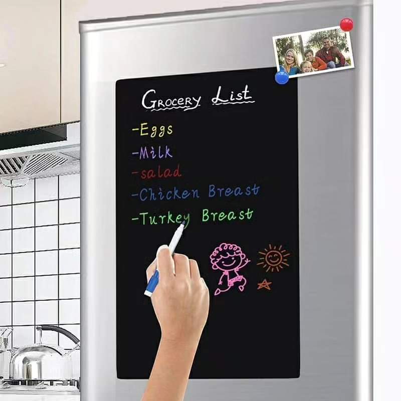 Magnetic fridge blackboard