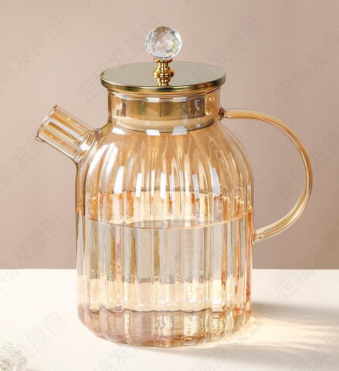 Ribbed Teapot