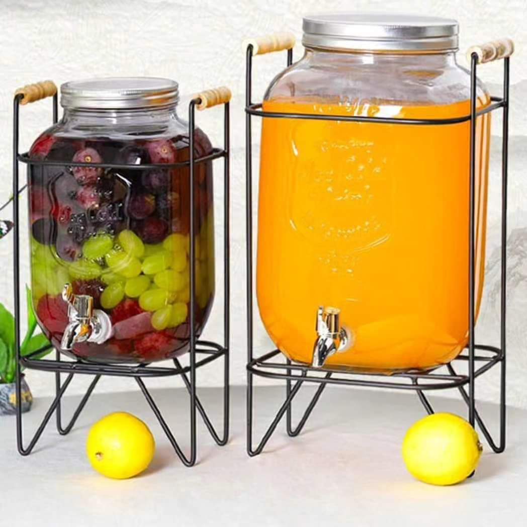 Glass Juice Dispenser