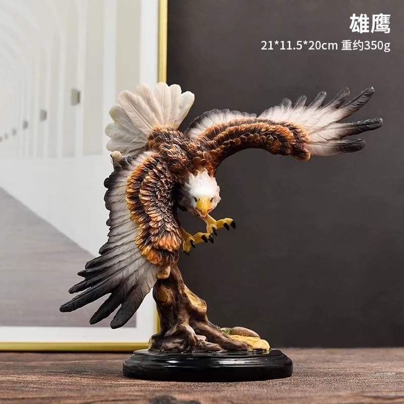 Resin Falcon Eagle Figurine