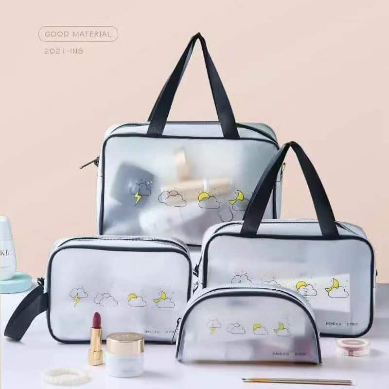 4pc set cosmetic bags