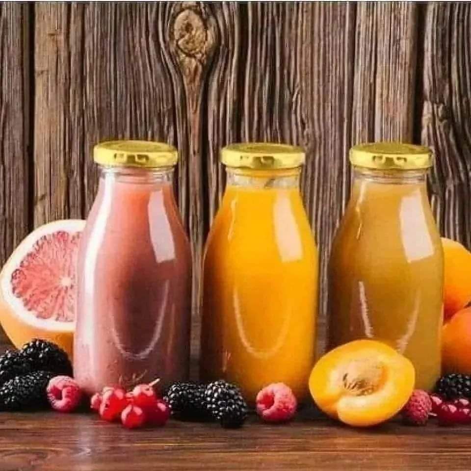 6pcs Glass Juice  Bottles