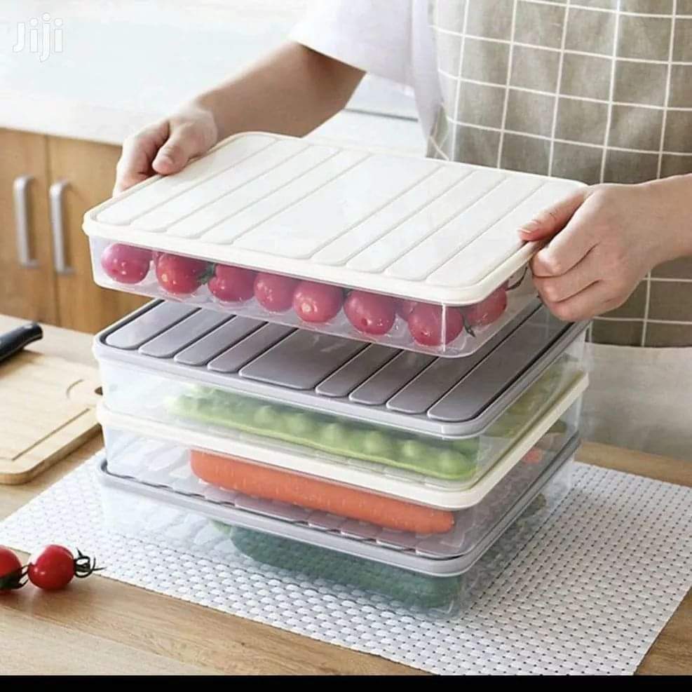 Stackable fridge containers