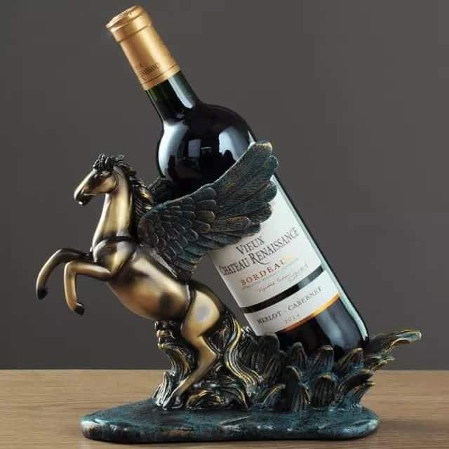 Flying horse wine rack