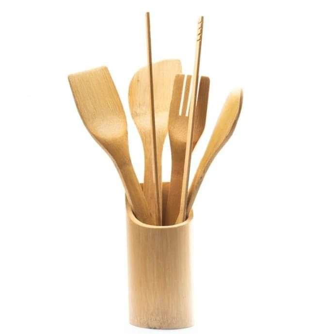 5 in 1 Wooden spoon set