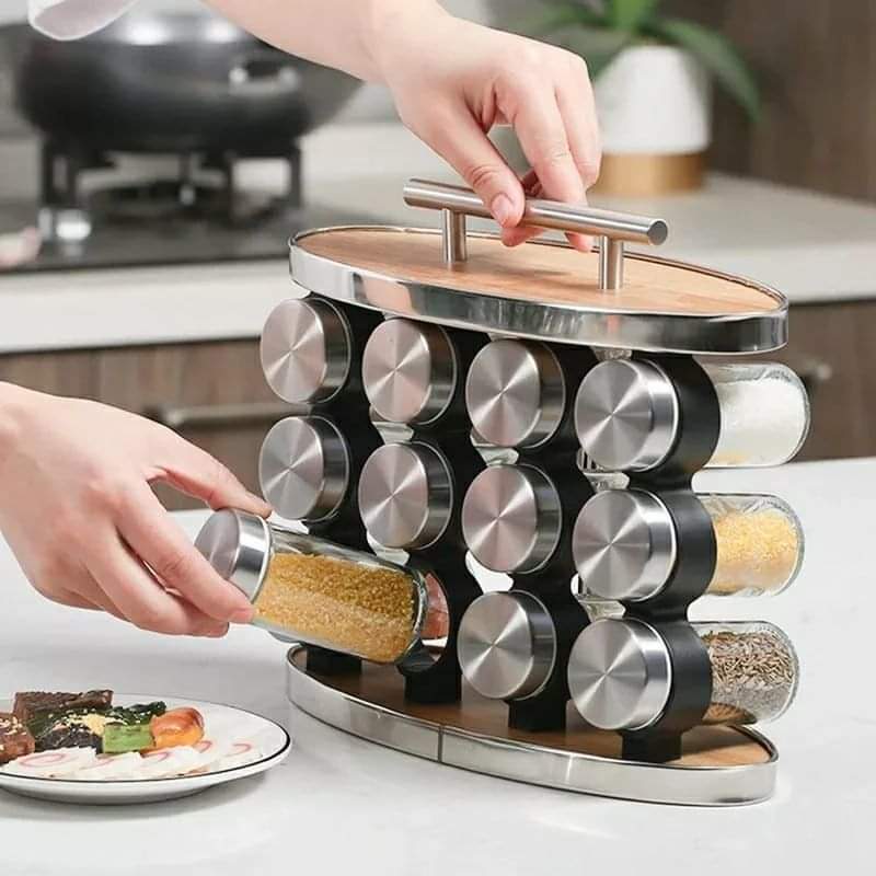 12 in 1 spice rack